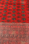 Large Afghani Cherry Bokhara Handknotted Area Rug
