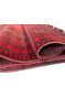 Large Afghani Cherry Bokhara Handknotted Area Rug