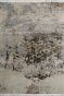 Gray Shadow Abstract Hand Knotted Contemporary Carpet