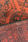 Vintage Elephant Foot Afghani Handknotted Carpet