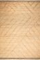 Sandy Lines Brown Handmade Jute Rug