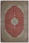 Kashan Medallion Kashmir Silk Rug