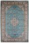 Turq Chakra Kashan Silk Rug