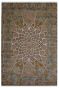 Nain Floral design Silk Rug