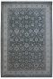 Gray Floral Embossed Area Rug