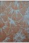 Abstract Orange Modern Area Rug