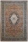 Rust Kashan Floral Area Rug