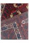Afghan Maroon Bokhara Handmade Runner Rug