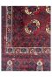 Afghan Maroon Bokhara Handmade Runner Rug