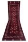 Afghan Maroon Bokhara Handmade Runner Rug