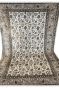 All Over Ivory Kashan Handknotted Rug