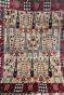 Semi Caucasian Motif Afghan Handcrafted Rug