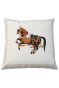 Black Stallion Cotton Printed Pillow 