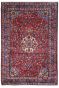 Maroon Phool Kashan Carpet