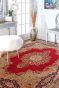 Lal Medallion Kirman Wool Large Area Rug