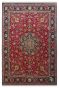 Red Central Medallion Wool Persian Carpet