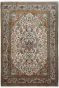 Persian Motif Silk Traditional Area Rug