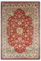 Persian Red Kashan Handknotted Area Rug