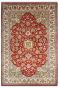 Persian Red Kashan Handknotted Area Rug