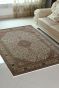 Ivory Fleur Kashmir Silk Area Rug