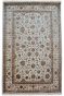 Ivory Floral Booti Fine Handmade Carpet