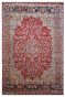 Classic Red Queen Handknotted Wool Area Rug 