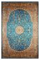 Turquoise Jewel Classic Hand knotted Silk Carpet