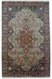 Ivory Kirman Kashmir Wool Carpet