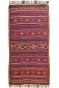 Diamond Chain Kilim Flat-Woven Area Rug