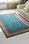 Turq Jewel Handknotted Silk Area Rug