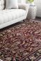 Jewish Maroon Handknotted Oriental Wool Rug