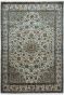 Ivory Chandelier Handknotted Silk on Cotton Carpet