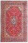 Laal Kashmiri Wool Handknotted Carpet