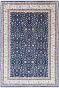 Pictorial Blue Handknotted Wool Rug