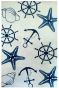 Nautical Star Beautiful Modern handtufted Wool Rug