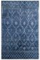 Blue Denim Handknotted Moroccan Area Rug