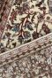 Ivory Olive Kashan Handknotted Wool Rug