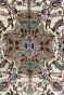 Ivory Olive Kashan Handknotted Wool Rug