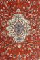 Kashan Rouge Center Piece Wool Handmade Carpet
