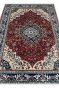 Kashmiri Rouge Center Medallion Handmade Rug