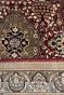 Maroon Kashan Fine Border Handknotted Wool Carpet