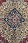 Neutral Medallion Cream Kashmir Handmade Carpet