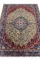 Neutral Medallion Cream Kashmir Handmade Carpet