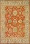 Stone Rust Oushak Pattern Handmade Carpet
