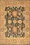 Brown Stone Flat Oushak Area Handmade Rug