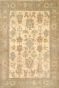 Ivory Oushak Handknotted Carpet