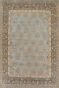 Sky Blue Large Oushak Pattern Handknotted Rug