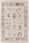 Ivory Gray Oushak Handmade Wool Large Carpet