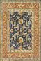 Royale Blue Oushak Pattern Large Handknotted Rug