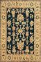 Palatial Size Black Oushak Handknotted Carpet